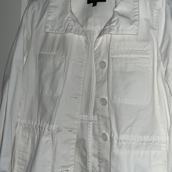 NEW White casual jacket from Talbots - Picture 2 of 8